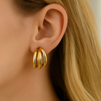 Cascada Earrings (Gold)