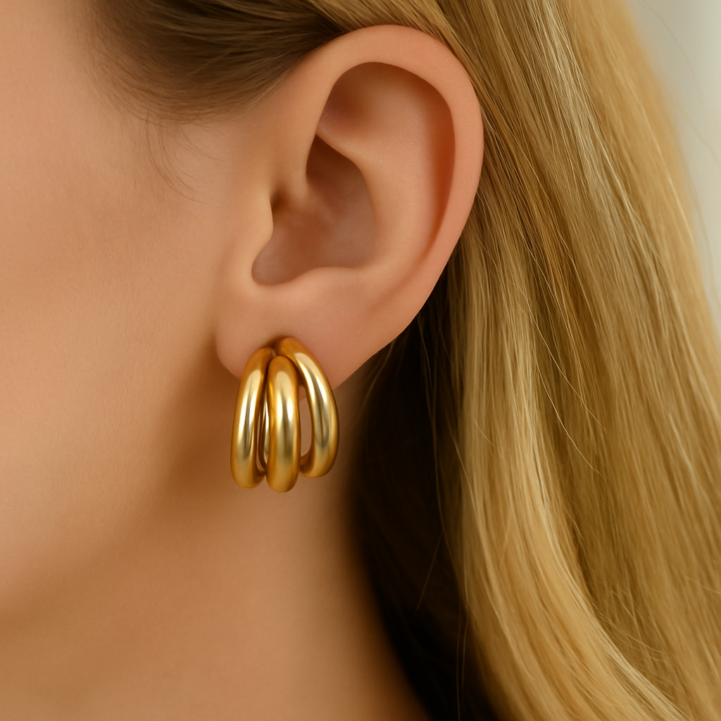 Cascada Earrings (Gold)