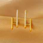 Nova Arc Earrings (Gold)