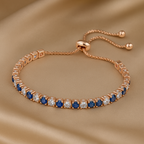 Celeste Tennis Bracelet (Rose Gold)