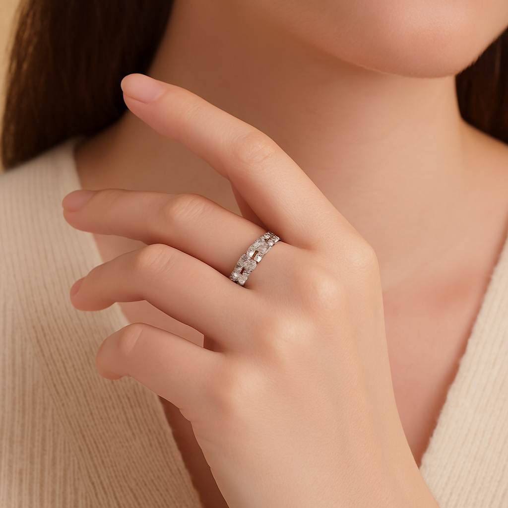 Gilded Connection Ring (Silver)